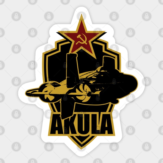 Akula Sticker by TCP